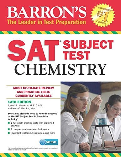 Barron's SAT Subject Test: Chemistry with CD-ROM, 13th Edition
