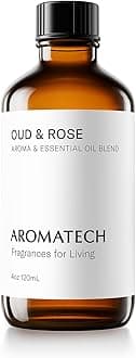 AromaTech Oud & Rose Aroma Oil for Scent Diffuser - 120 Milliliter