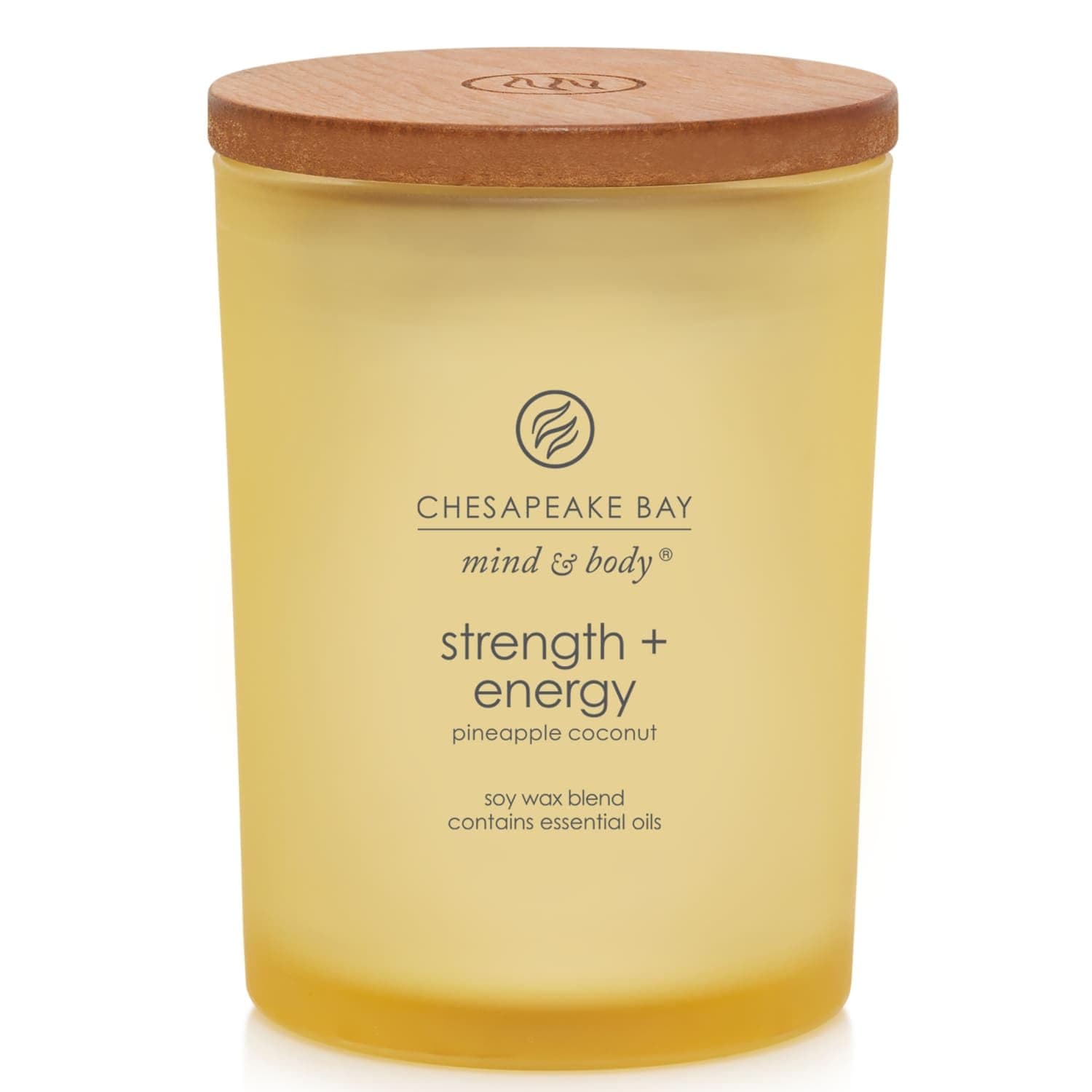 Chesapeake Bay Candle Scented Candle Strength + Energy (Pineapple Coconut) Medium Home Décor