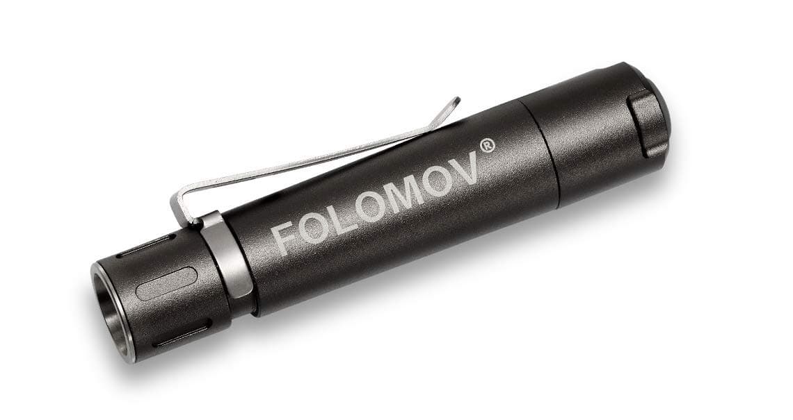 EDC C1 400 Lumens AAA Size Flashlight with USB Rechargeable Baterry, IPX-8 Waterproof, 15 Modes, for Everyday Carry