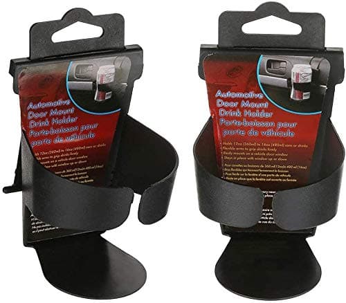 WarmCare 2Pcs Universal Car Cup Holder Adapter Expands Adjustable Hold Drink Water Bottle Mug Headrest Seat Back Organizer Auto Mount