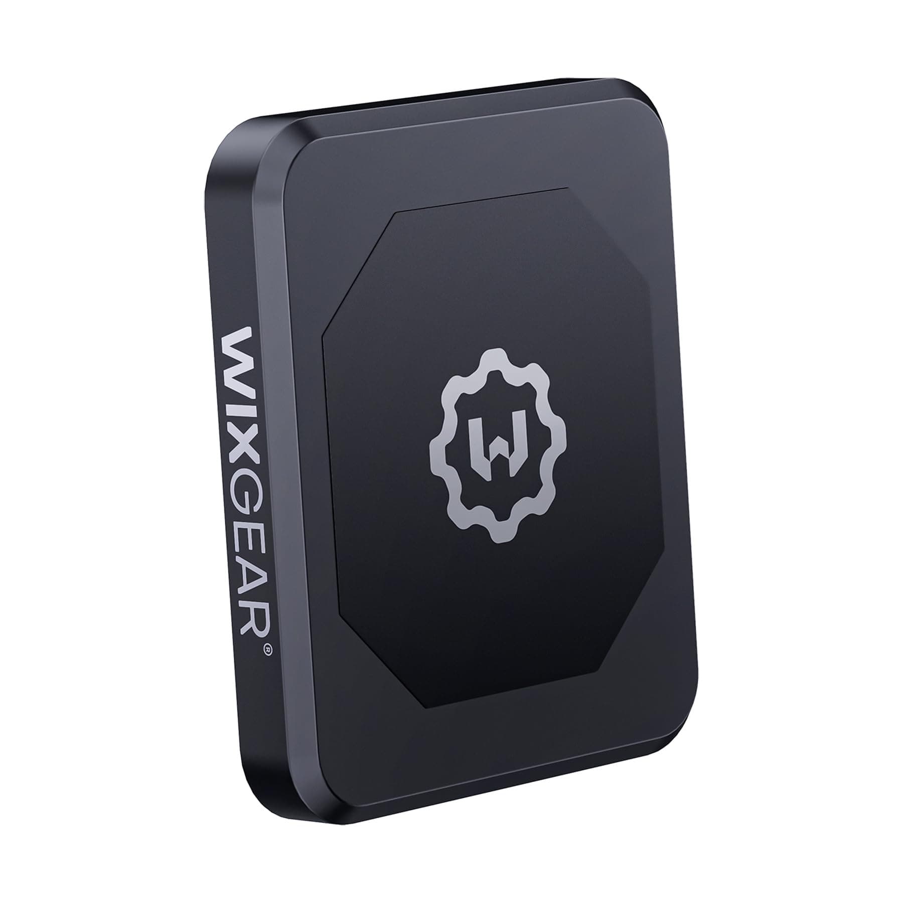 WixGear Rectangle Flat Stick On Dashboard Magnetic Car Mount Holder for Cell Phones and Mini Tablets with Fast Swift-Snap Technology - Extra Slim