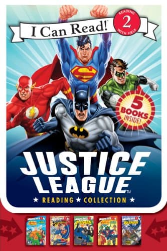 Justice League Reading Collection: 5 I Can Read Books Inside! (I Can Read Level 2) Paperback – October 10, 2017