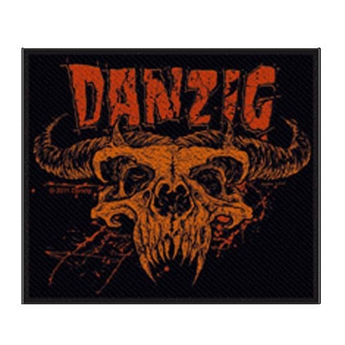 Danzig - Patch Demi Skull (in 10 cm x 10 cm)