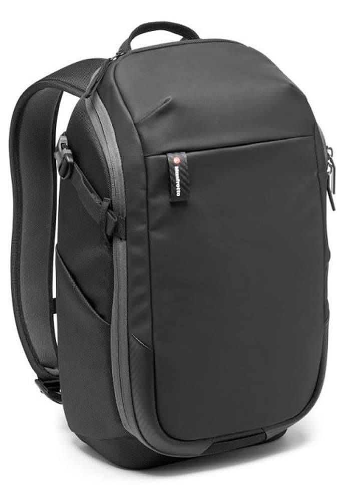 Manfrotto MB MA2-BP-C Advanced² Compact Camera and Laptop Backpack, for Mirrorless + Standard Lenses, with Convertible Padded Divider System, Tripod Attachment, Coated Fabric
