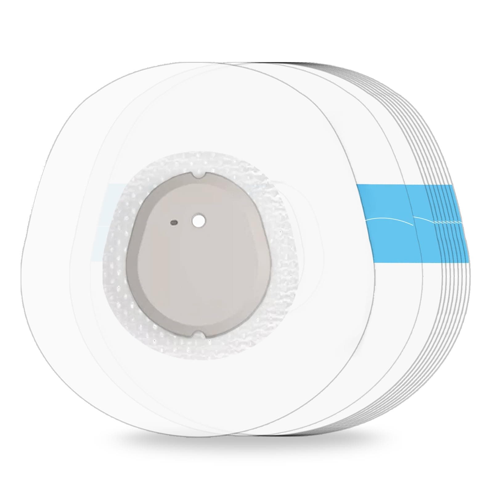 Dexcom G7 Adhesive Patches Waterproof Clear, 45Pack Dexcom Overpatch for G7 Latex-Free Overlay Patch Strong Adhesion Long Lasting 10+ Days Precut for Easy Use by One Hand Breathable Skin Friendly