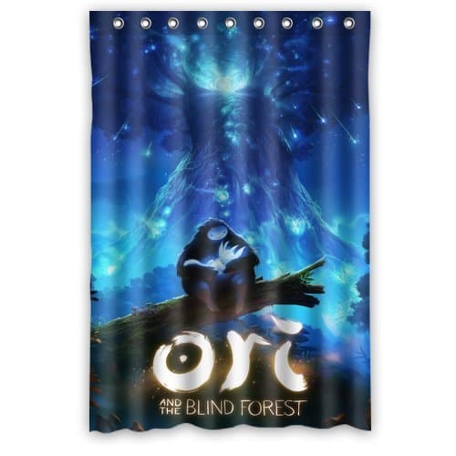 Ori and the Blind Forest Pattern Custom Bathroom Shower Curtain 48-inch by 72-inch
