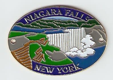 Niagara Falls Hiking Stick Medallion