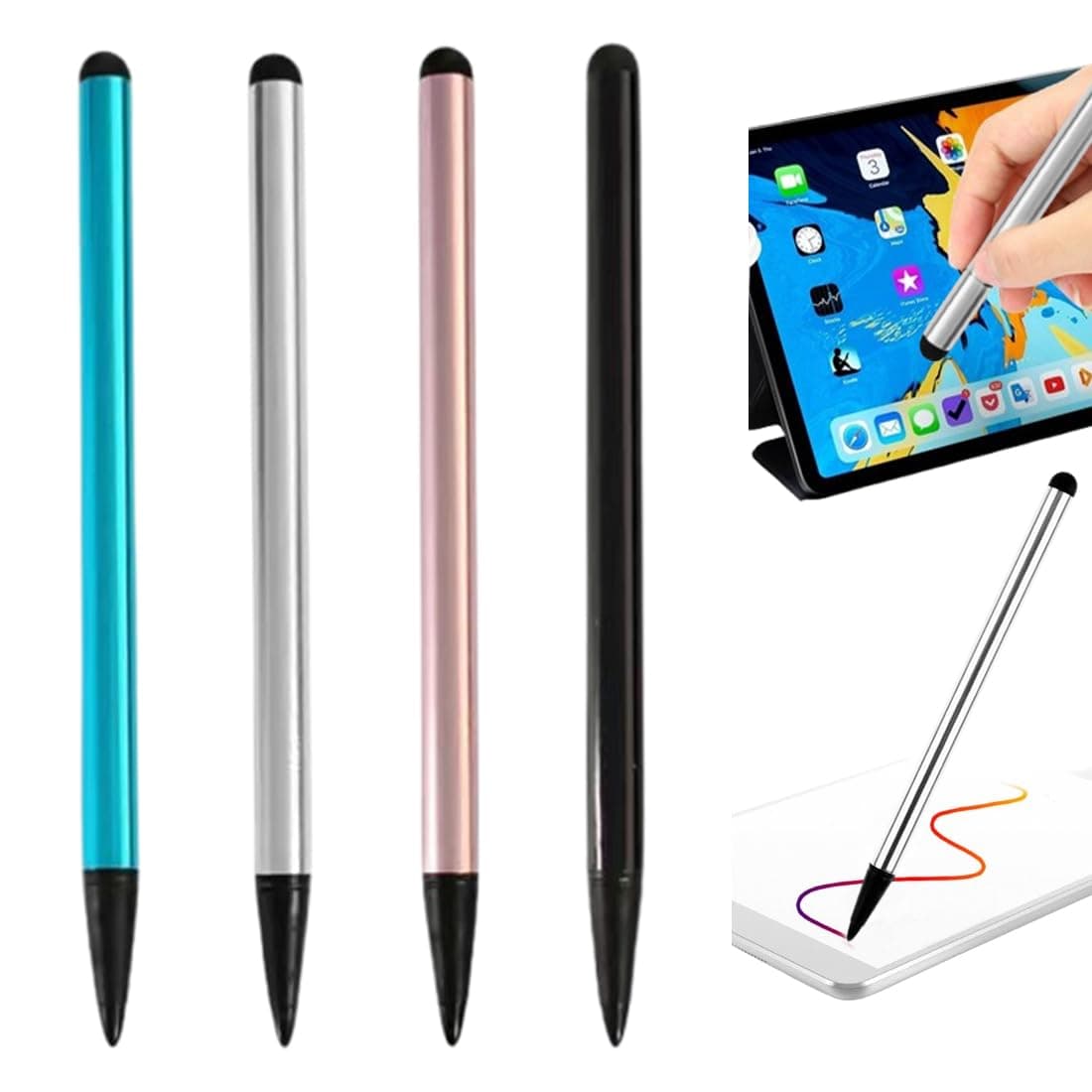 Stylus Pens,touch screen pen,4 pieces tablet stylus,Touch screen stylus, universally used in tablets, mobile phones and other products