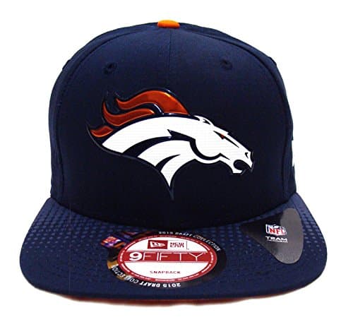 Denver Broncos New Era ORIGINAL FIT 2015 Draft Snapback Cap Hat Navy