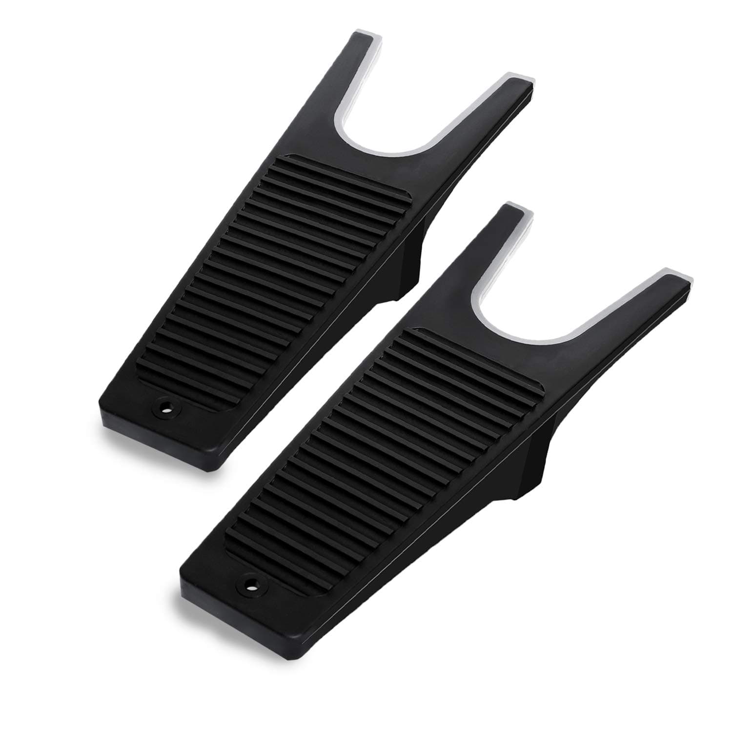 2 pack Sturdy Boot Jack With Non-Staining Rubber Grip, Removes Rubber, Cowboy, Waders And Work Boots Easily Without Bending Over