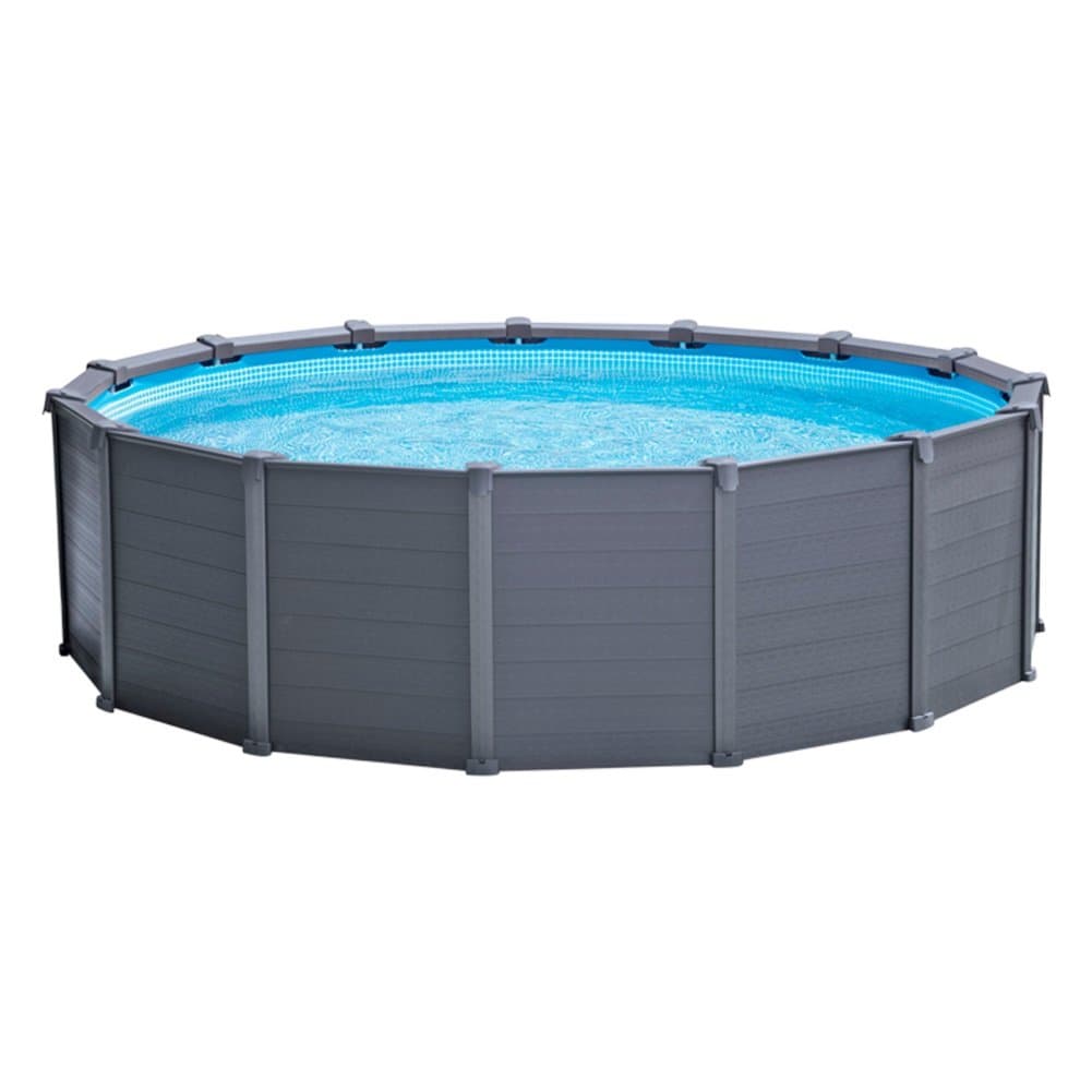 Intex 28382 Swimming Pool Kit with Graphite Panel - 4.78 x 1.24 m
