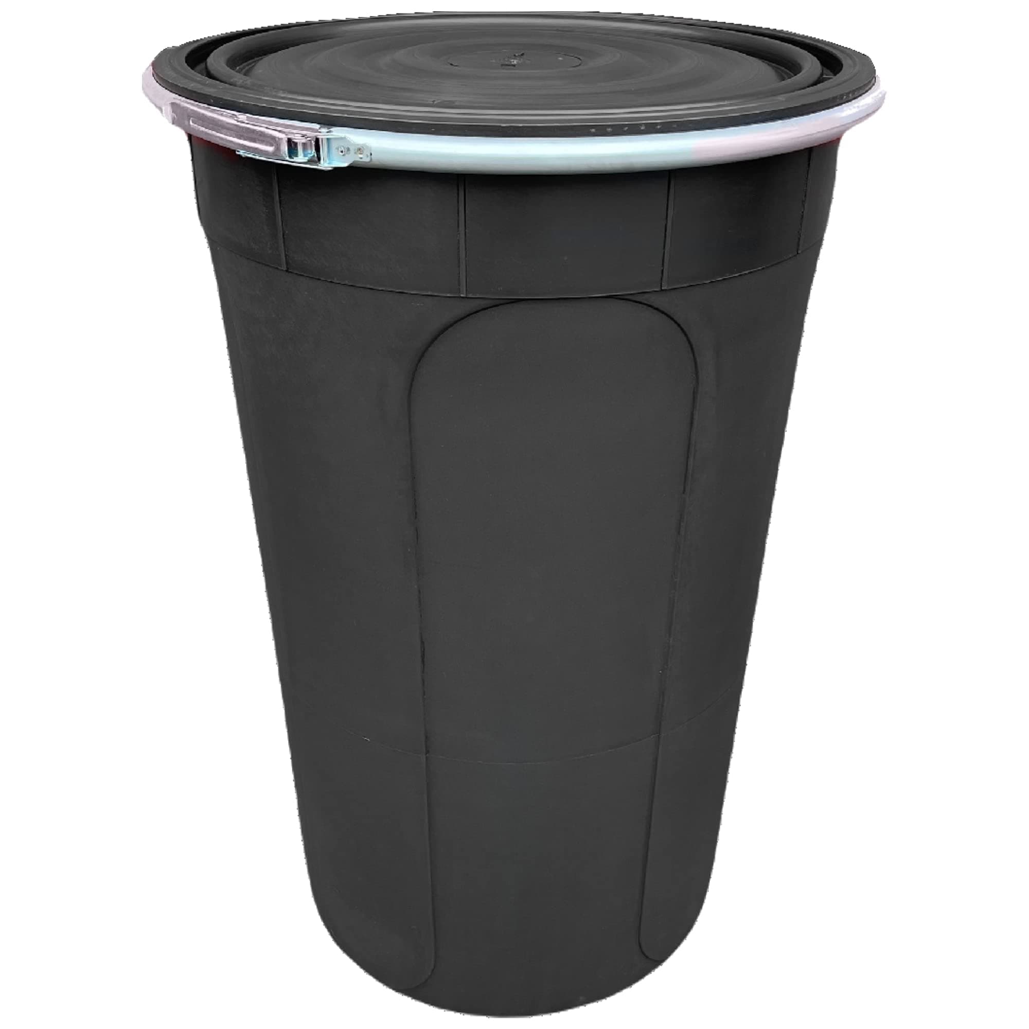 210L Large Plastic Barrel Drum - Strong Industry Container for Export and Import Transportation - UN Approved with Secure Clasp Lid