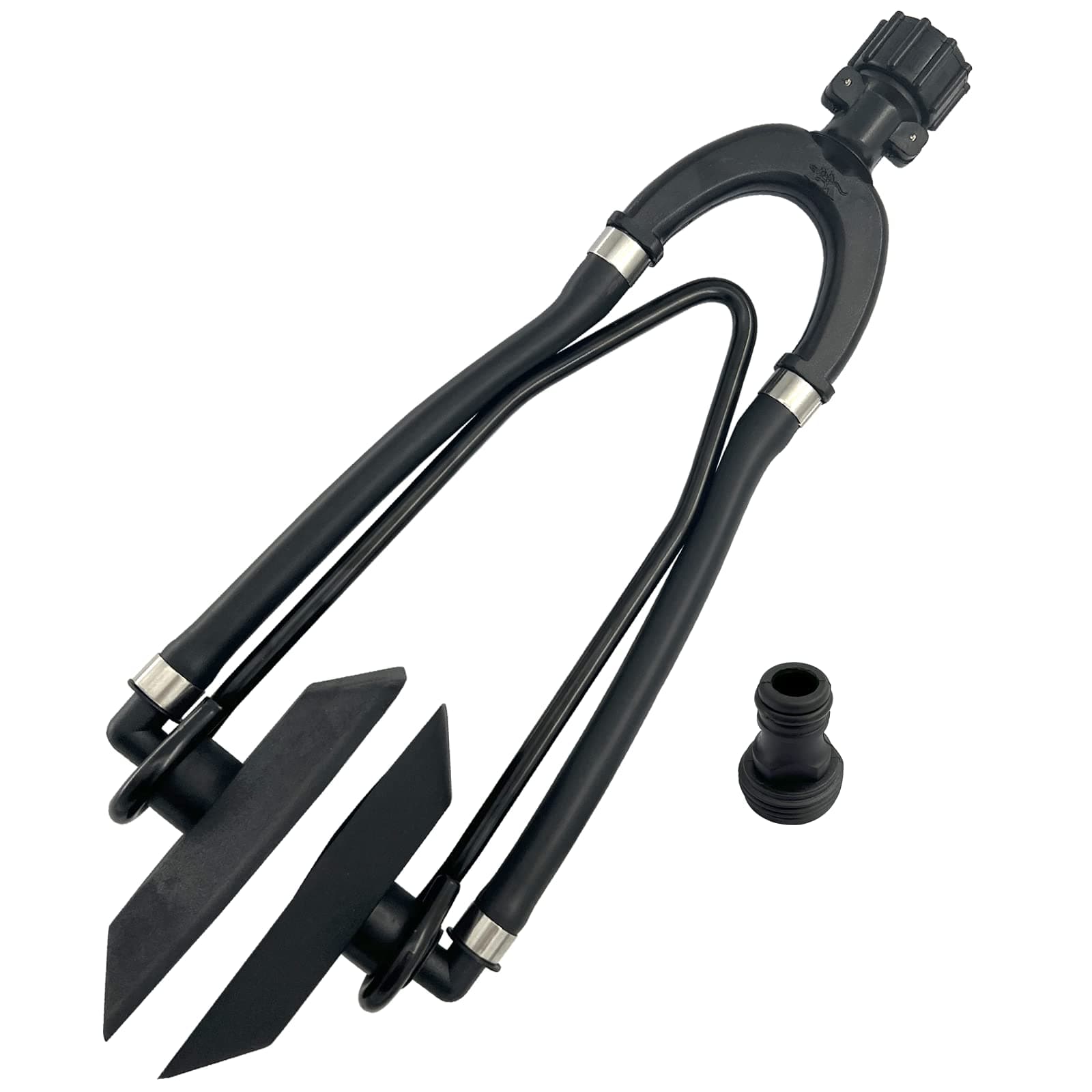 Universal Rectangular Dual Water Feed Outboard Motor Water Flusher Boat Ear Muff Engine Flusher for Marine Boat