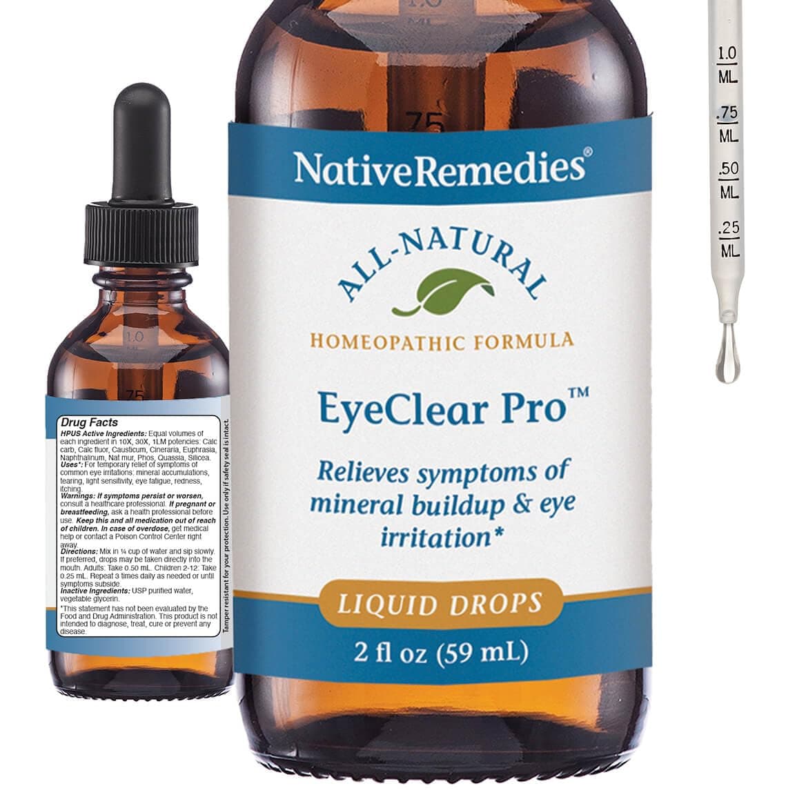 EyeClear Pro—Natural Eye Support Oral Liquid for Dry, Red, Swollen Eyes—Promotes Eye Comfort, Clarity, Moisture – Not an Eye Drop—2 fl. oz.