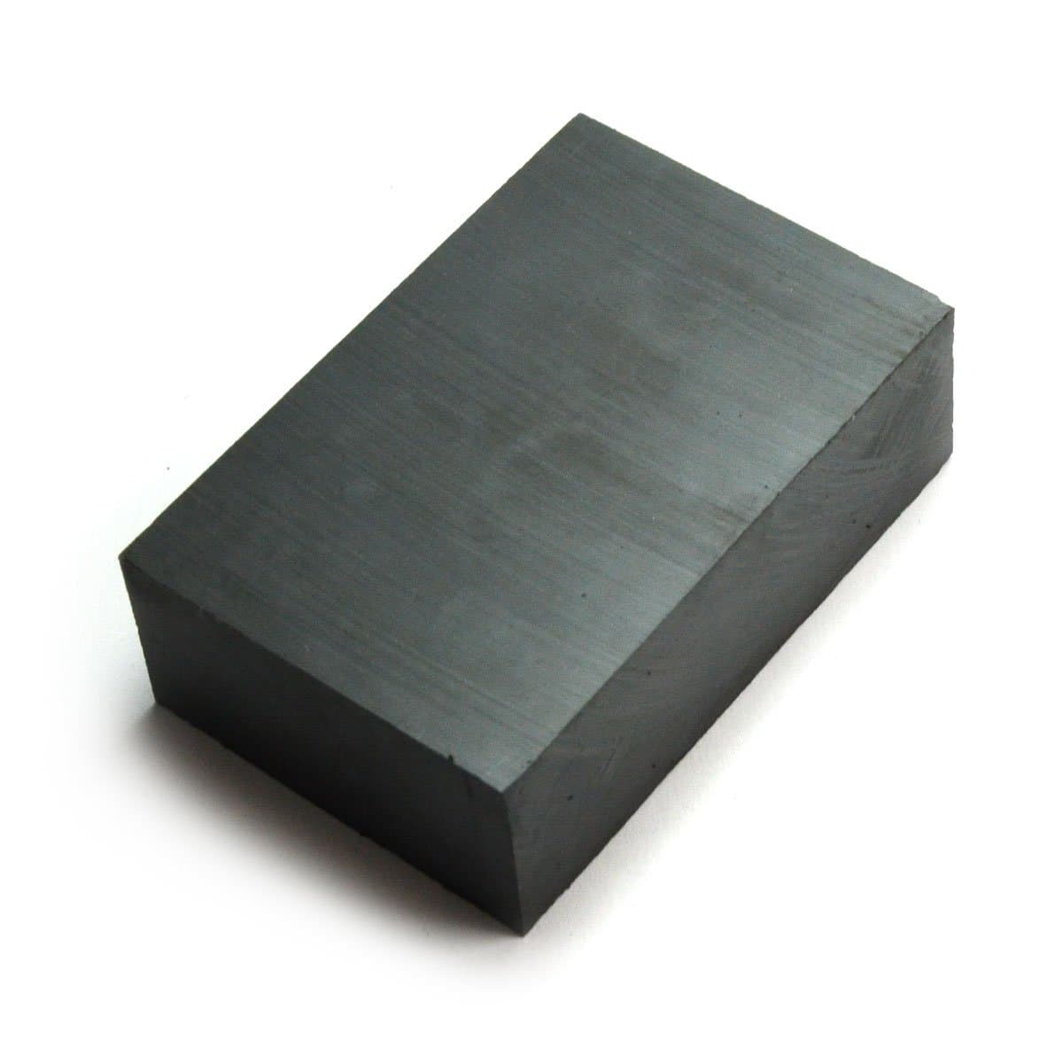 Ceramic Magnets C8 3"X2"X1" Hard Ferrite Magnets 2-Count