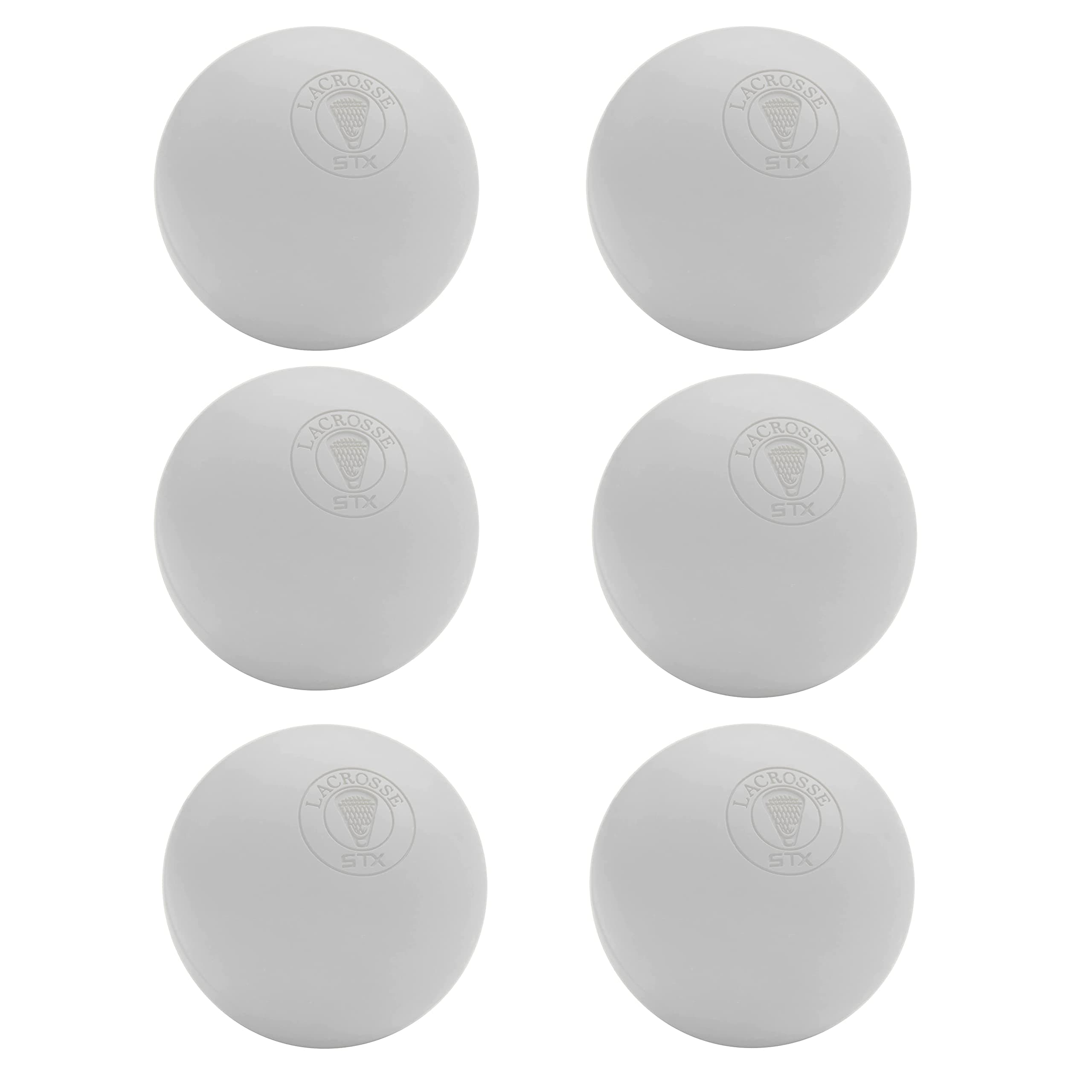 STX Official Lacrosse Ball White 6 Pack