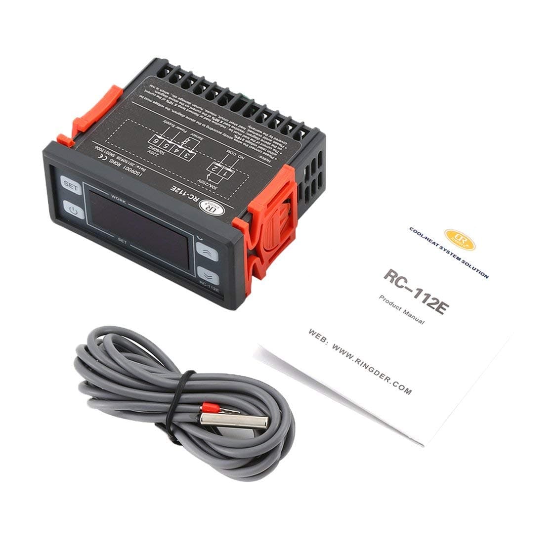 Dynamovolition RC-112E Digital Temperature Controller Thermostat Microcomputer Thermoregulator Refrigerator Thermocouple Controller