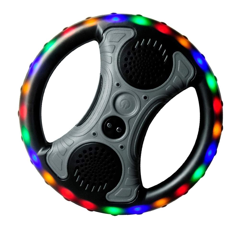 Water Shower Speaker,Waterproof Floating Wireless Bluetooth Speaker with Neon Fun Light Floating LED Backlight Speakers,Handheld for Comping Swimming Party Outdoor Sports