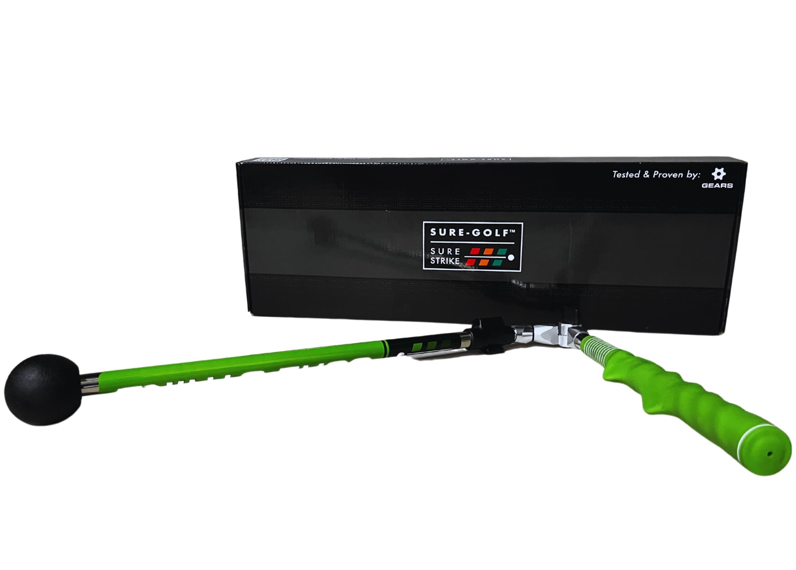 Sure-Strike - The Golf Swing Trainer Designed to Help You Master Your Swing Mechanics to Swing Like a Tour Pro! Transform Your Timing and Improve Your Ball Striking!