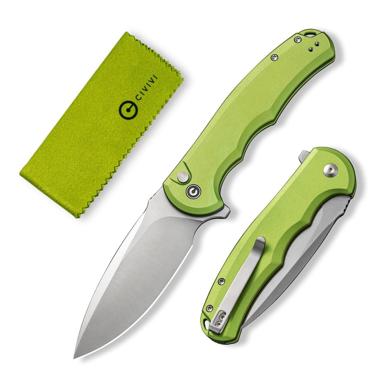 Button Lock Praxis Pocket Knife for EDC, Folding Knife Upgrade with Flipper 3.75" Nitro-V Blade plus Aluminum Handle, Cool Stylish Gift for Men Women C18026E-3