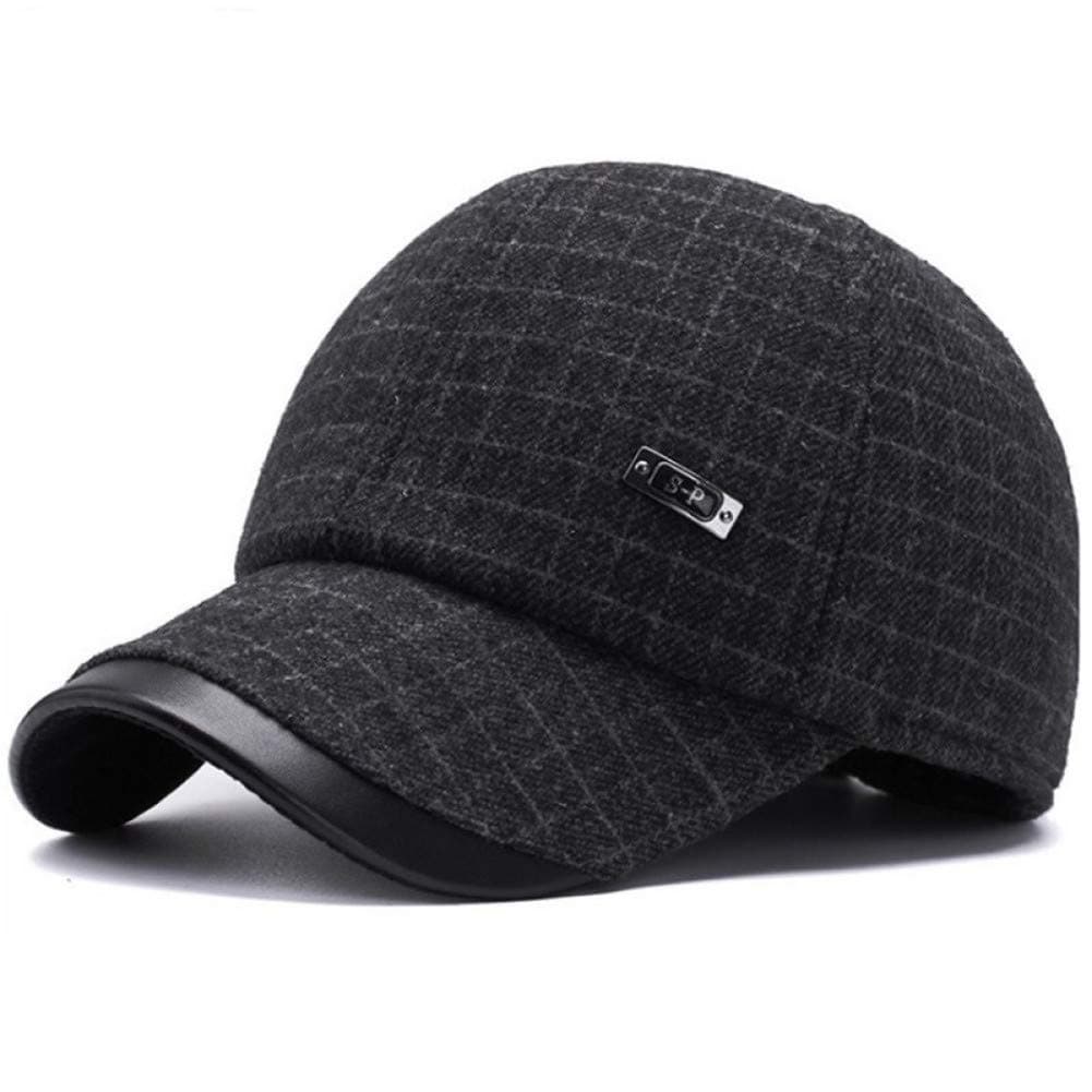 FXSYL Baseball cap Adjustable Size Winter Men'S Hat Thick Warm Baseball Caps For Men Women Earmuffs Hats Brands Snapback Cap