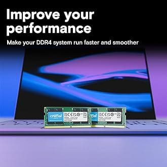 Crucial 4GB DDR4 2666MT/s(PC4-21300) CL19 SODIMM 260pin CT4G4SFS8266 Laptop Memory Upgrade