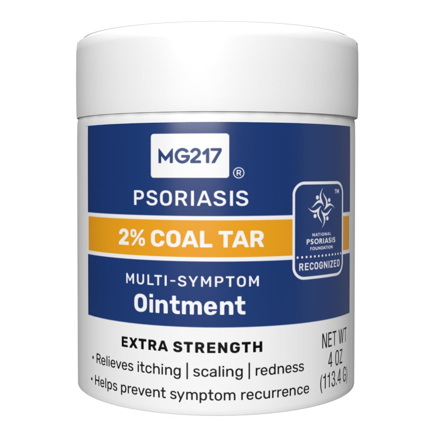 MG217 2% Coal Tar Ointment for Psoriasis, Extra Strength Multi Symptom Relief...