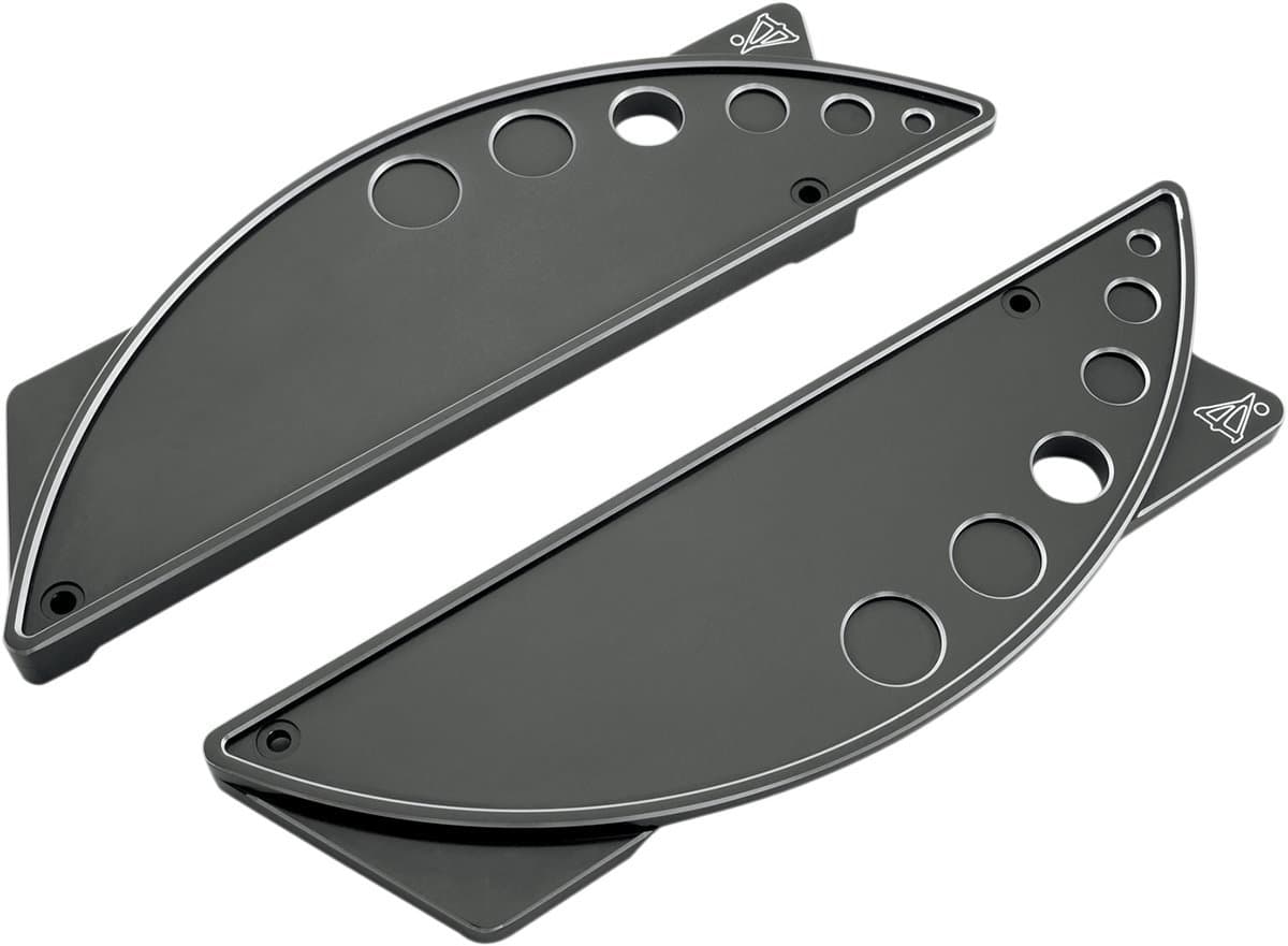 Battistinis Black B2 Saddlebag Latch Covers 03-401