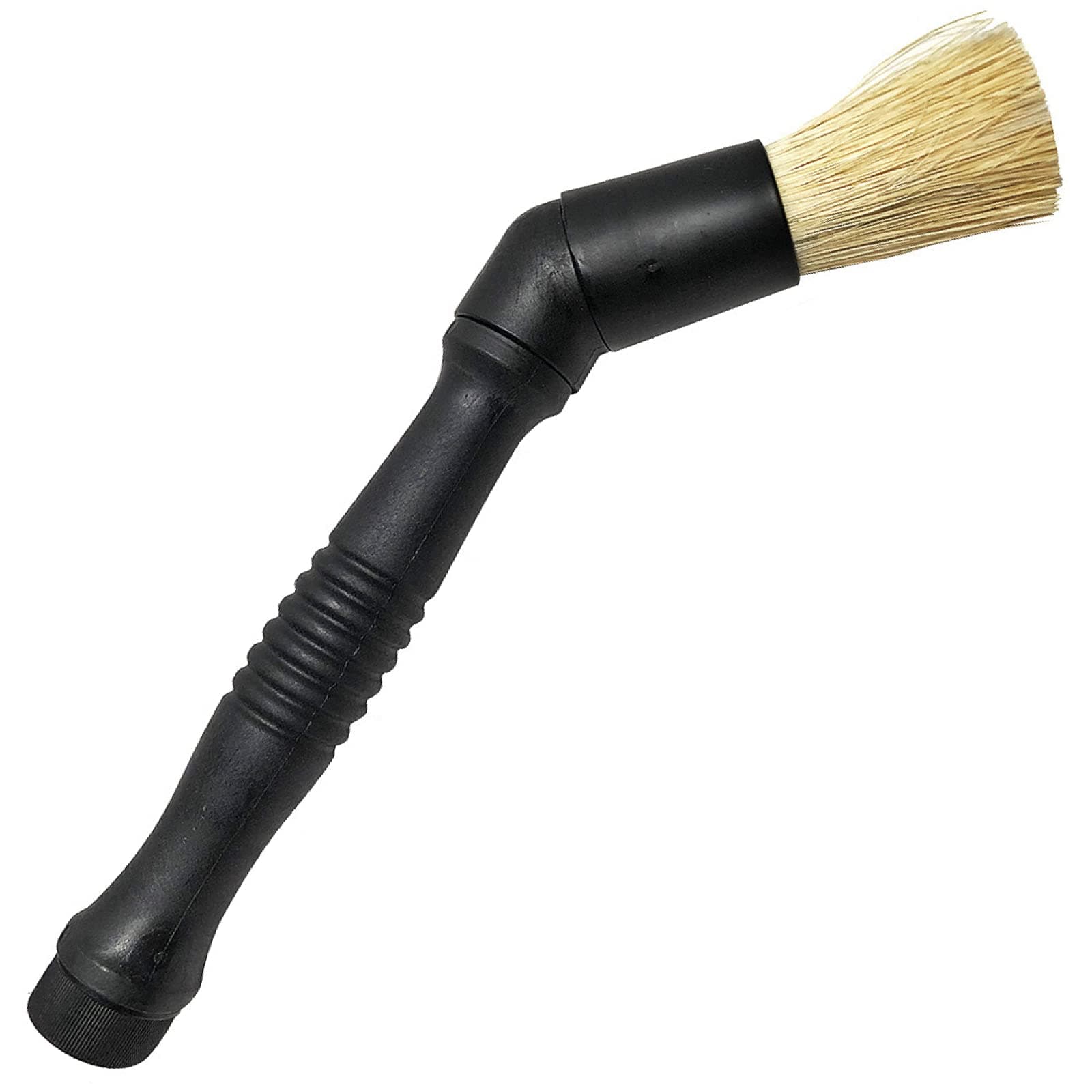 Plastic Handle Tire Mounting Paste Lube Brush - (1 inch), (45 Degree Angle) Head