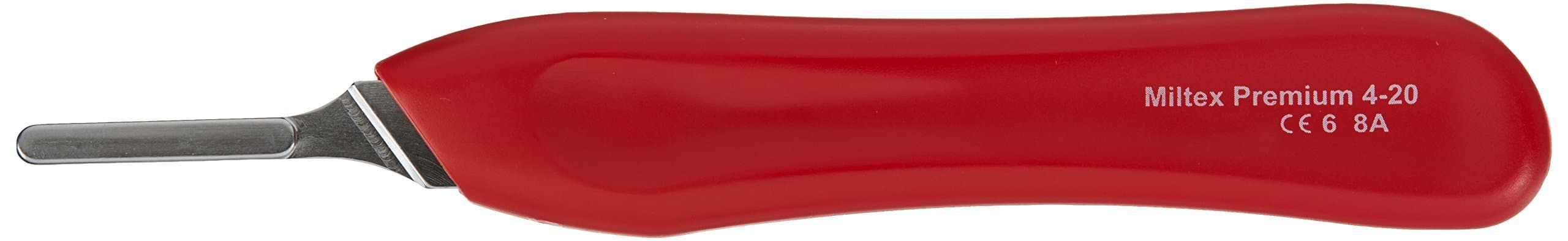 Integra Miltex 4-20 Plastic Red Surgical Scalpel Handle, Size No 6