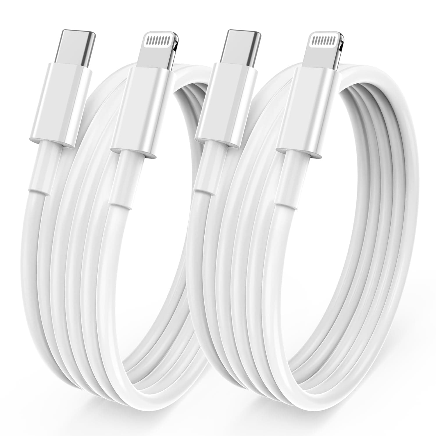 2 Pack 6ft iPhone Fast Charger Cable, [Apple MFi Certified] USB C to Lightning Cable Long,Type C Port Support Quick Apple Charging Cord for iPhone 14 Pro/14/13 Pro/12 Pro Max/12 Mini/11 Pro/XS/XR/iPad