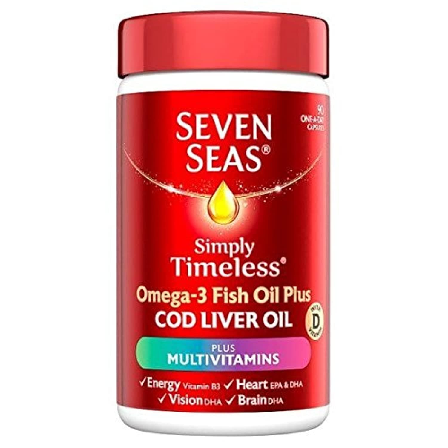 Cod Liver Oil Plus Multivitamin Capsules 90