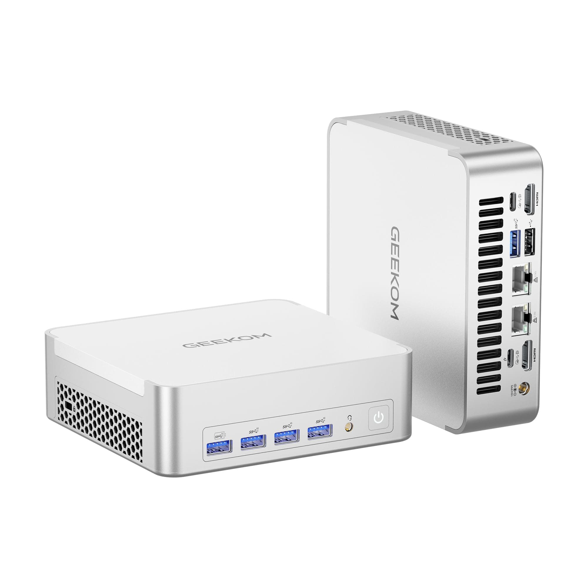 XT1 Mega AI Mini PC,14th Gen Intel Core Ultra U9-185H Processor (16C/22T,up to 5.1 GHz),32GB DDR5 2TB PCIe Gen4 SSD,Mini Desktop Computers Windows 11 Pro,WiFi 7/BT 5.4/Dual 2.5G LAN/USB4.0/8K
