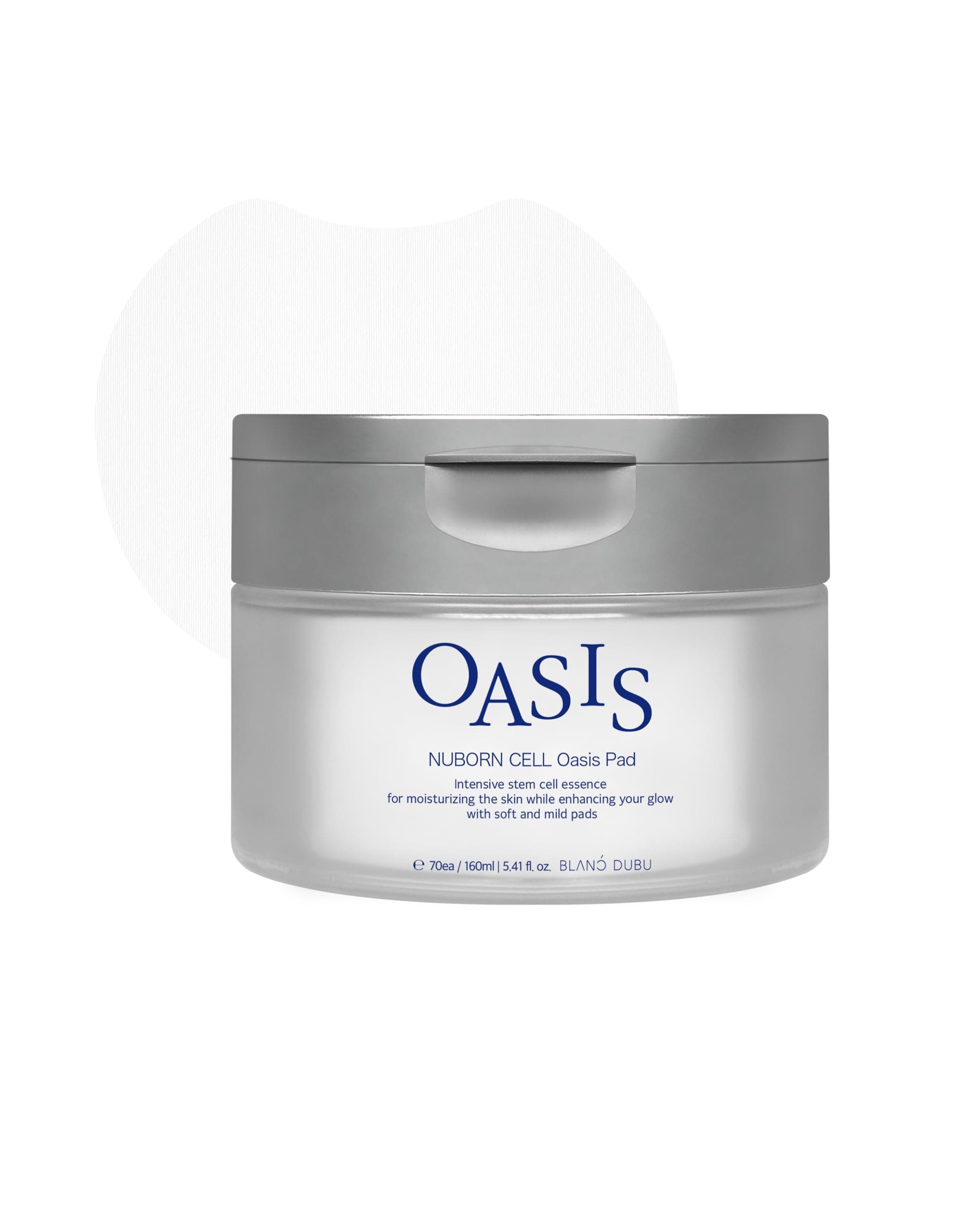 BLANC DUBU Nuborn Cell Oasis Pad - Human Adipose-derived Stem Cell Solution Skincare - Gentle Double-sided Moisture Pads - 70 ct