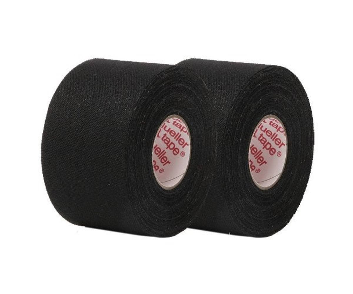 Black Athletic Tape 1.5"X 10yds, 2 Pack
