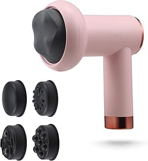 Cordless Body Massager, 5 in 1 Cellulite Handheld Rechargeable Deep Tissue Massage Roller for Stomach, Neck, Shoulder, Arms, Legs, Belly Sculpting Pain Relief and Relaxation Machine