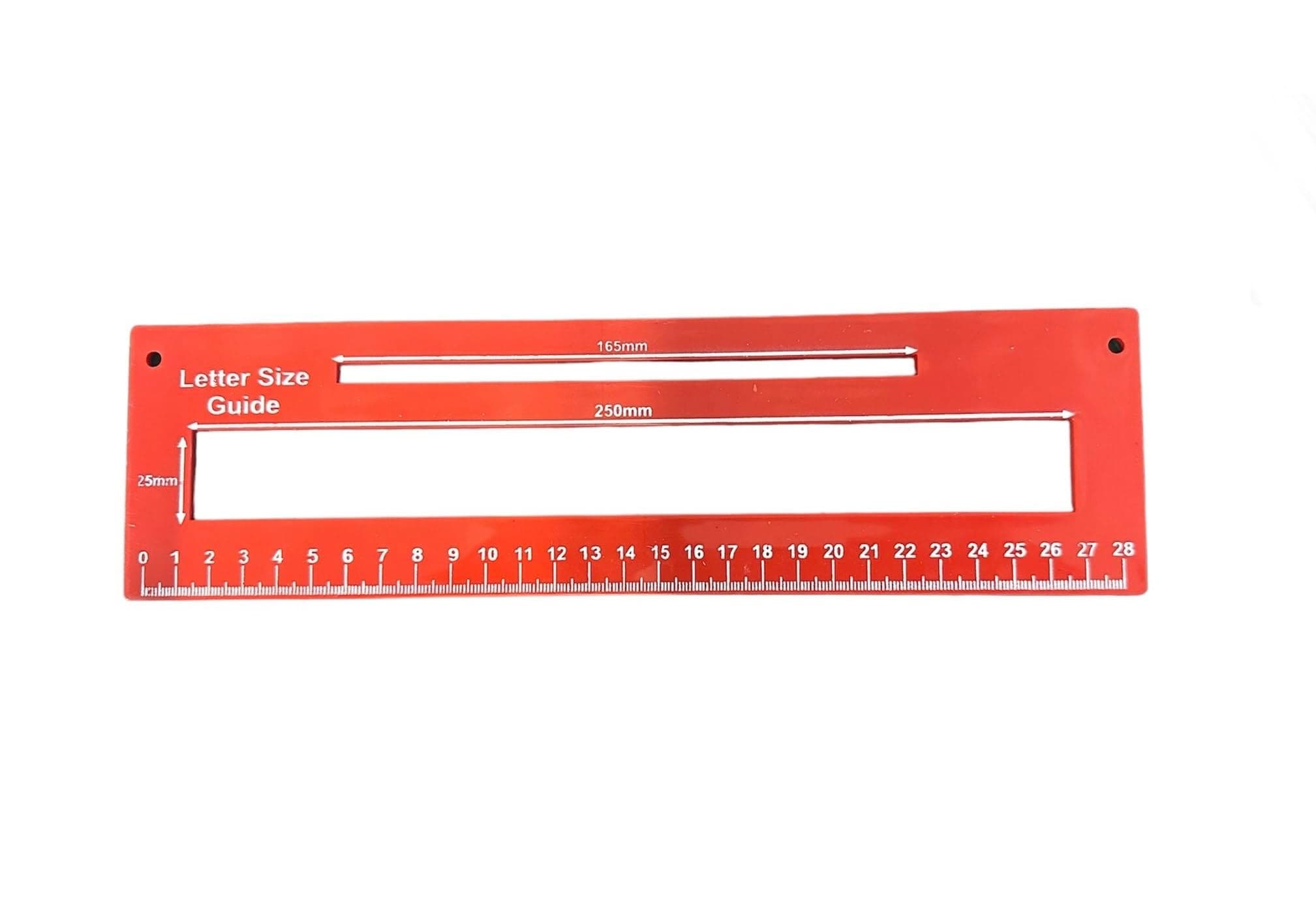 ASPIRE UK® Mail PPI Letter Size Guide Ruler Post Office Postal Price Postage.