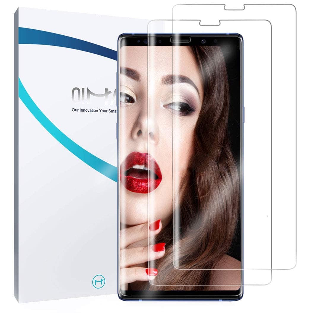 Galaxy Note 9 Screen Protector, 2-Pack QiMai Case Friendly Easy Install Screen Cover(Not Glass)[New Version]