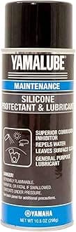 Yamaha Original OEM Yamalube Acc-SLCNS-PR-AY Silicone Spray Protectant and Lubricant Yamalube OEM - (1) 10.5 Ounce Spray Can