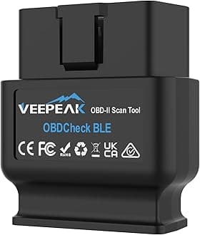Veepeak OBDCheck BLE Bluetooth OBD II Scanner Car EOBD Code Reader Auto Engine Diagnostic Tool for iOS & Android