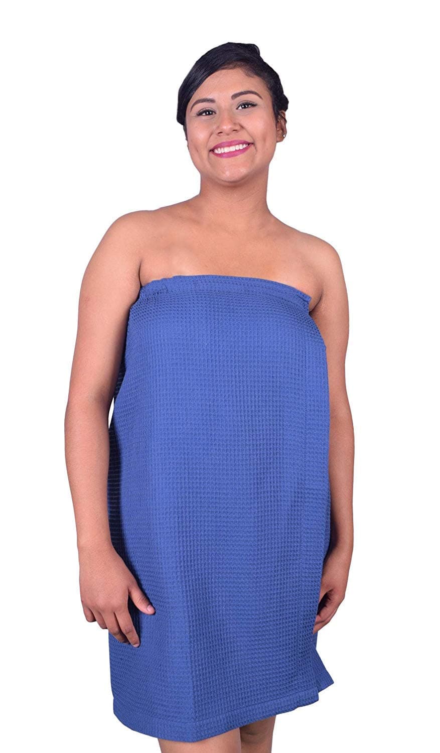 Women's Waffle Spa/Body Wrap (1 Wrap, Navy)