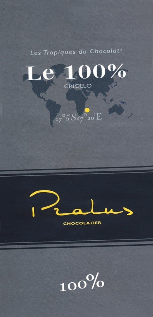 Pralus Le 100%, Dark Chocolate bar