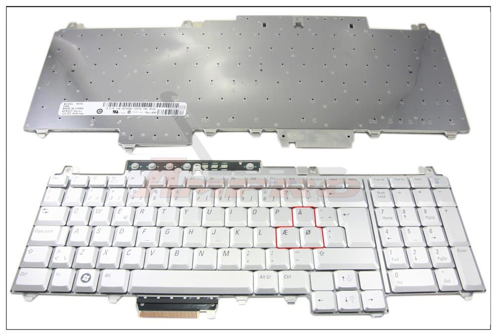 Generic New Notebook Laptop Keyboard Replacement for Dell Inspiron 1720 1721 Vostro 1700 XPS M1730 Silver Italian Italiano IT ver. || DP/N 0DY703 E058 ITL KFRSPT 0UW739 A057 NSK-D8001 9J.N9182.001