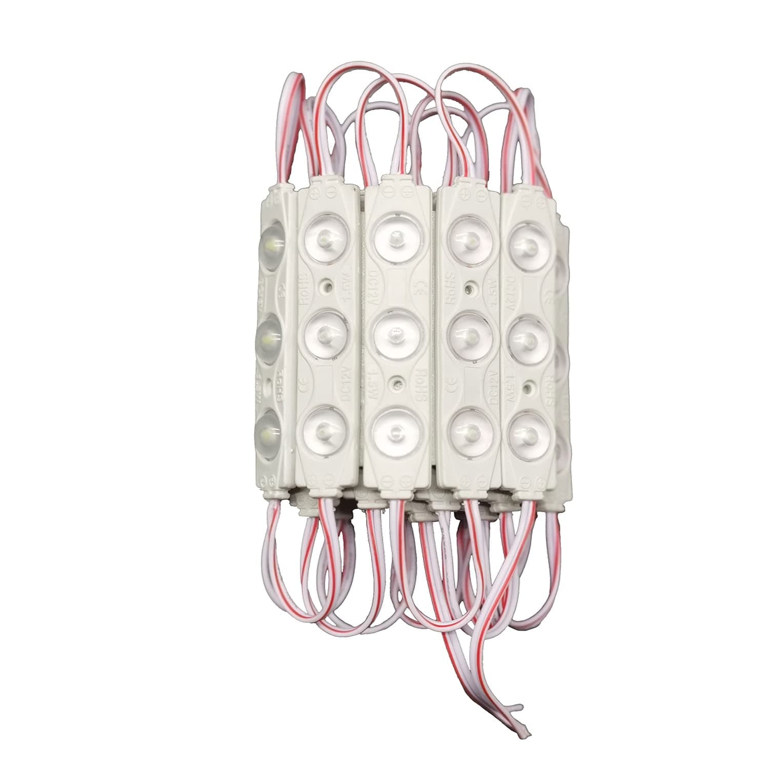 LED Module, LED Decorative Light White 20pcs 9.8 Ft 2835 SMD 150LM IP65 Waterproof Decorative Light for Letter Sign Advertising Signs with Tape Adhesive Backside (White Light)