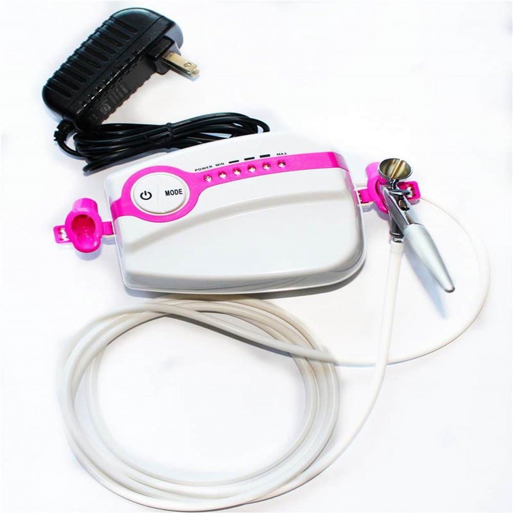 ABEST Portable Airbrush Compressor Makeup System kit 5 Speed with Single Action Airbrush