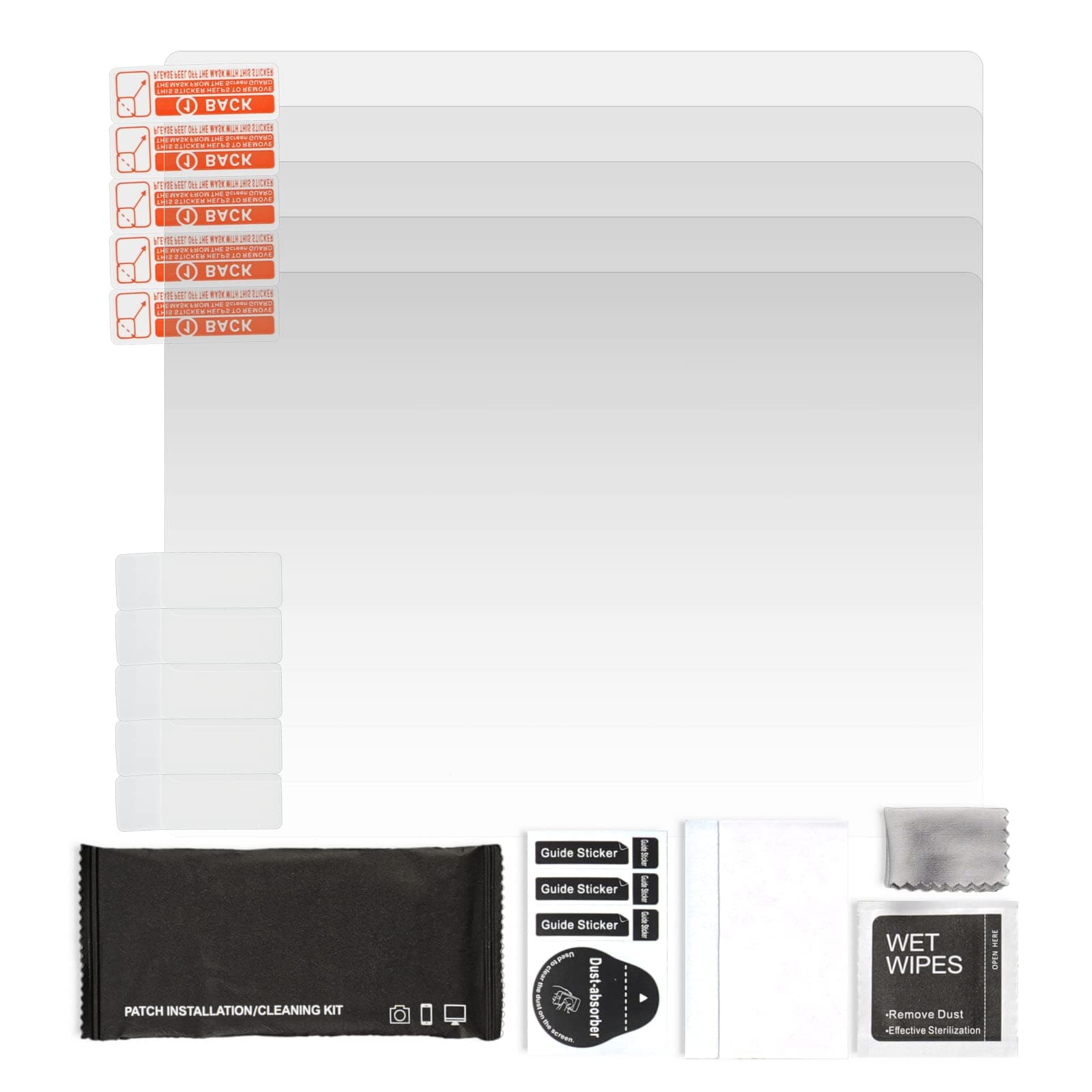 Chitu systems 2.0 Resin 3D Printers Screen Protector film for mars/pro/photon/s/Anycubic Photon Mono/Mono SE/Elegoo Mars 2/Mars 2 pro/Voxelab Proxima/Creality LD002H(5.5''&6.08''screen, 5pcs)