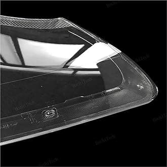 Front Headlight Cover Headlamp Lamp Shell Mask Lampshade Lens Polycarbonate Compatible For Porsche Cayenne S GTS E1 9PA 955 957 08-10(1pc Left Side)