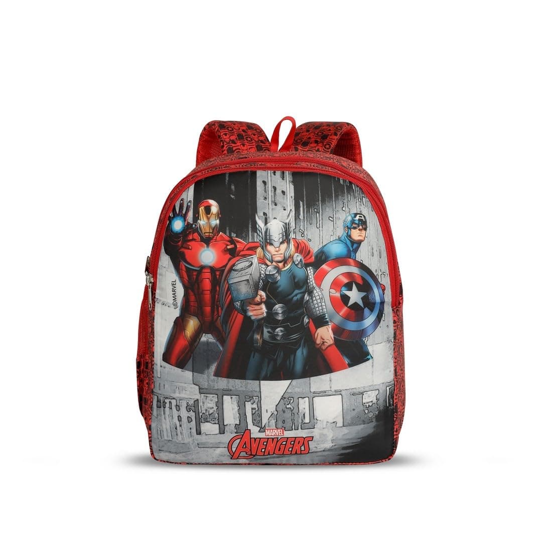 Priority Marvel Avengers Fairy Printed Polyester School Backpack for Kids (14 Inch | Small | Age 3–6 Years) | Boys & Girls | 2 Compartments