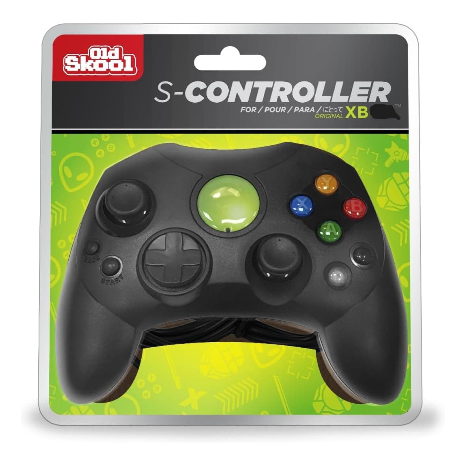 compatible with Xbox Controller S-Type Wired Game Pad - Black